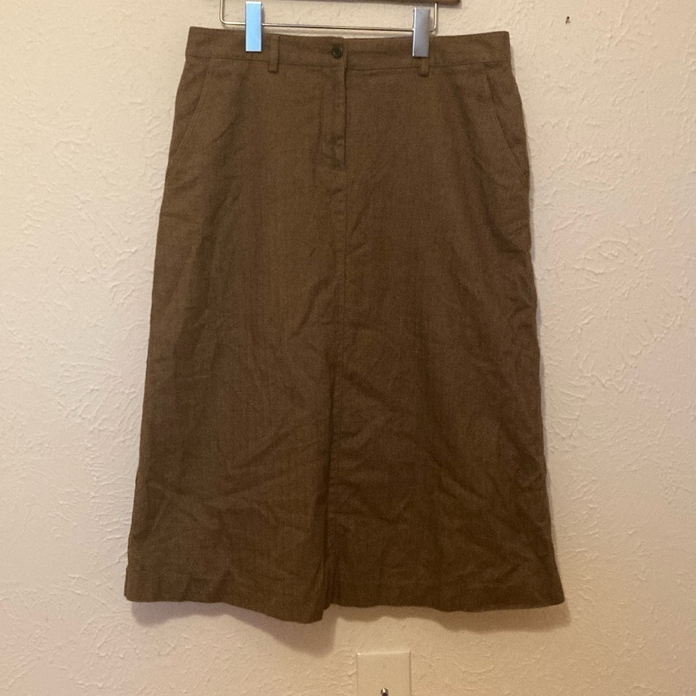 L.L. Bean Classic Fit Skirt Vintage